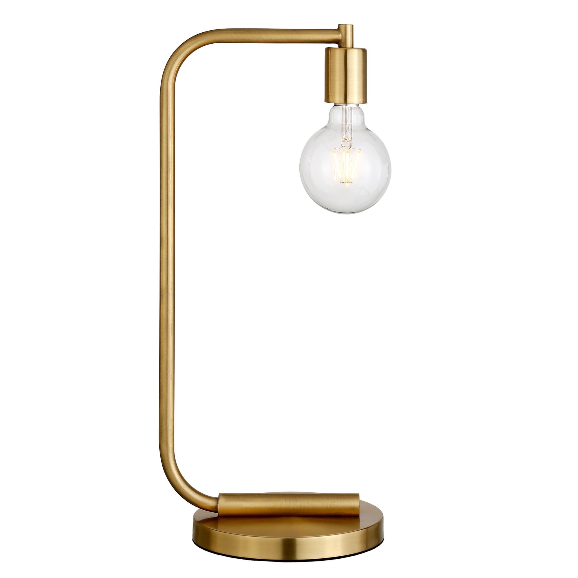 Morgan 20.5" Brass Shadeless Modern Metal Table Lamp