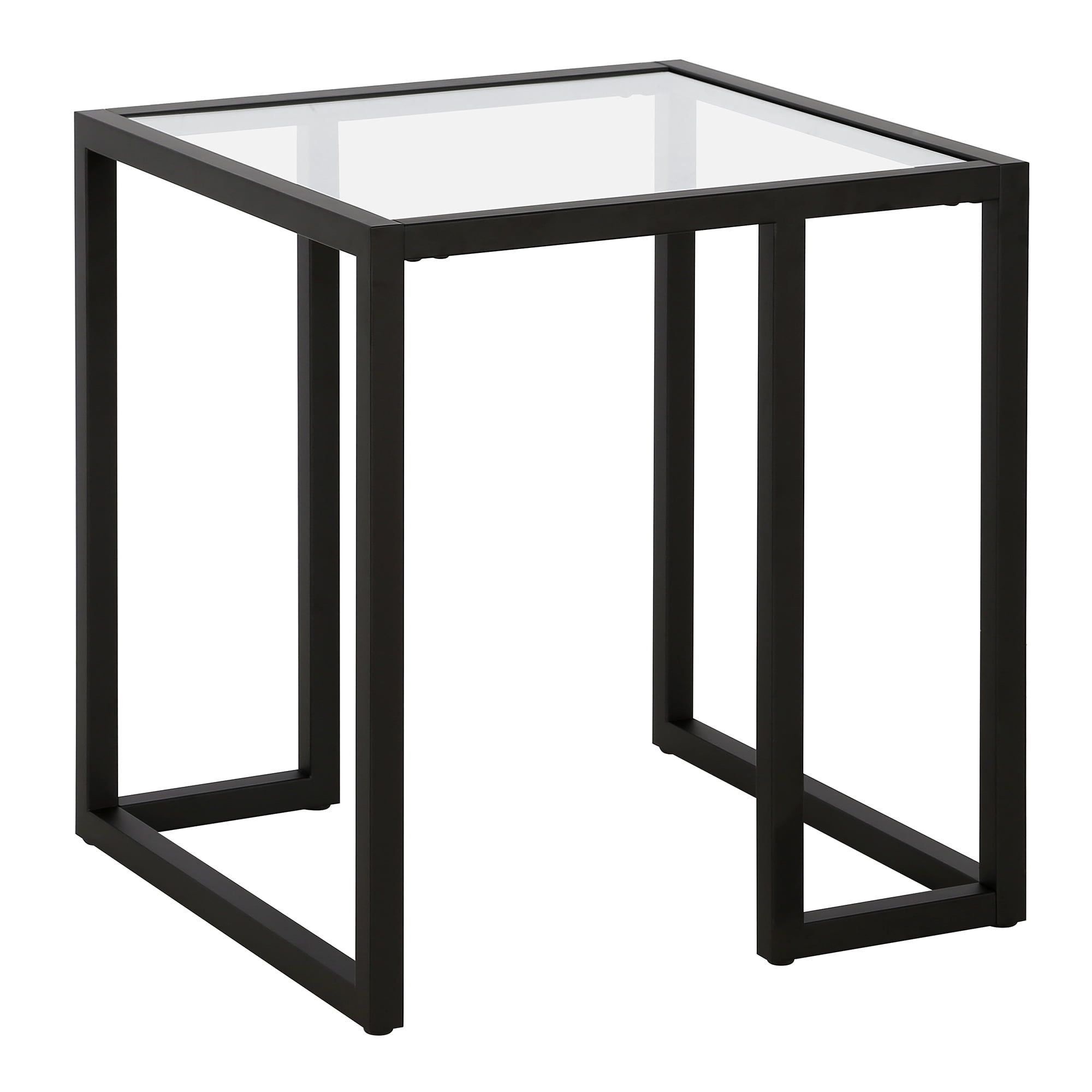 Oscar Blackened Bronze and Glass Rectangular Hallway Table