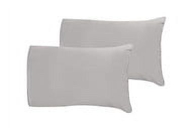 Gray Hypoallergenic Polyester Toddler Pillowcases, 14 x 20, 2-Pack