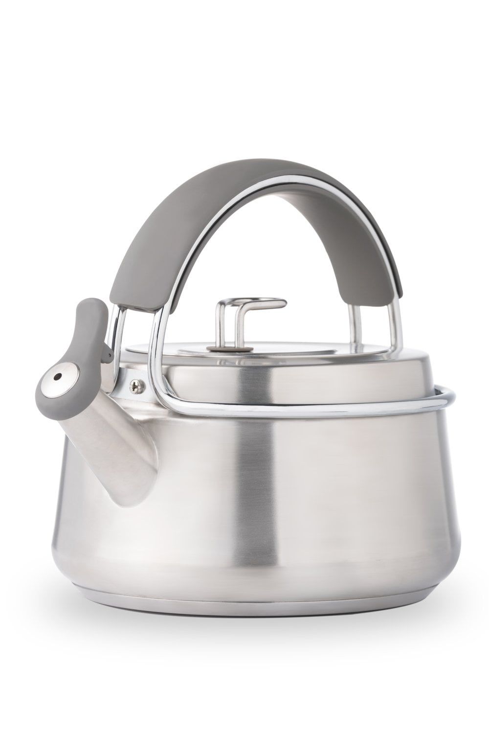 Stainless Steel Whistling Teapot with Heat Resistant Handle