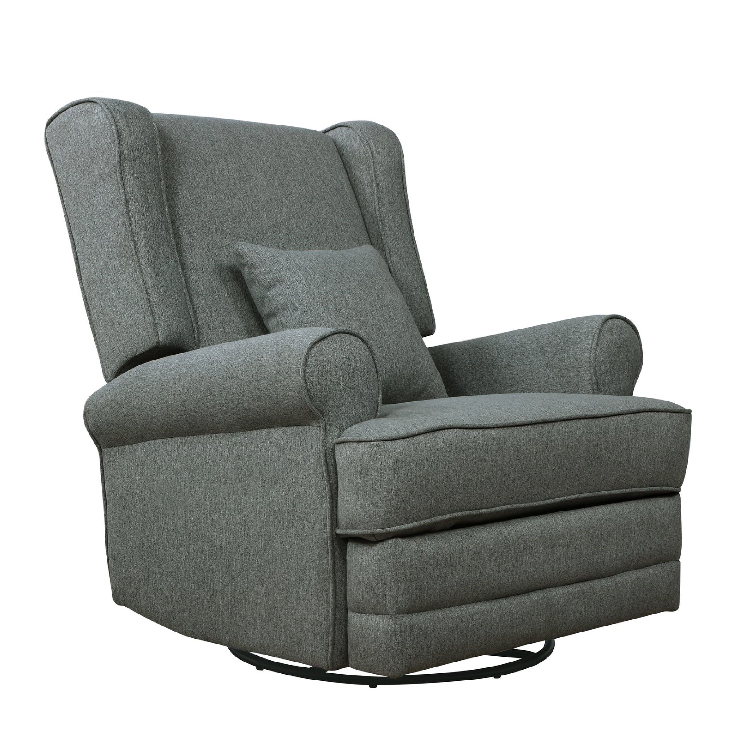 Melbourne Iron Swivel Recliner with Extra-Thick Cushioning