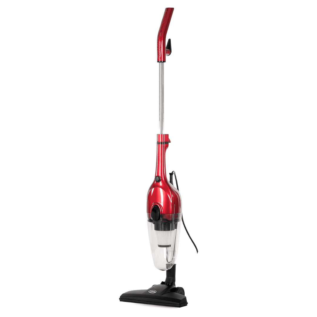 Red 2-in-1 Bagless Upright and Handheld Vacuum Cleaner