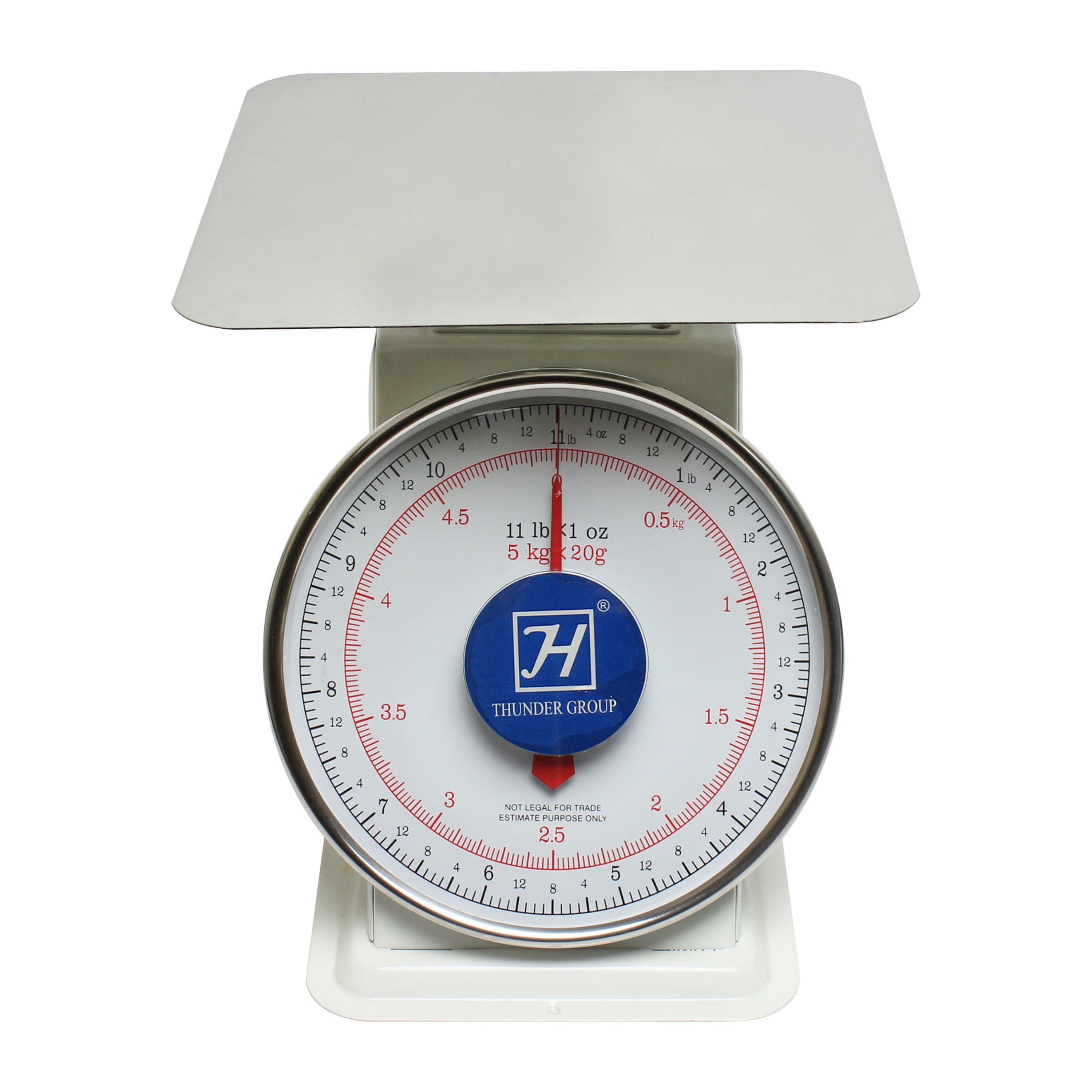 Thunder Group 11 lb Stainless Steel Mechanical Scale