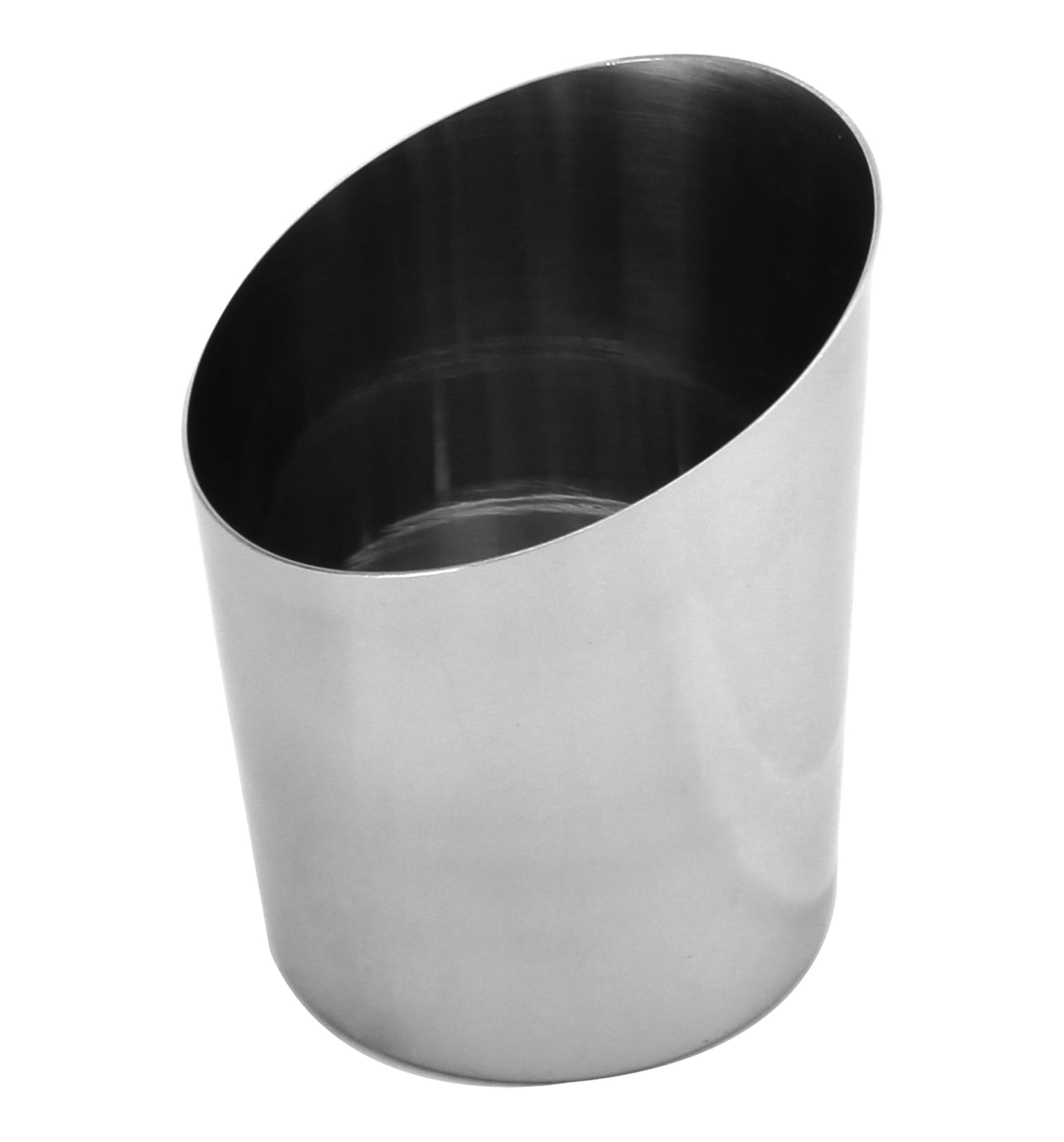 Stainless Steel Angled French Fry Cup 14 oz