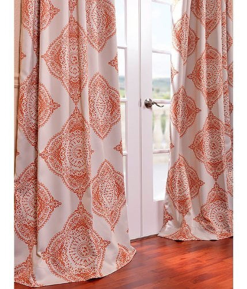 Henna Moroccan-Style Thermal Insulated Blackout Curtain Panel