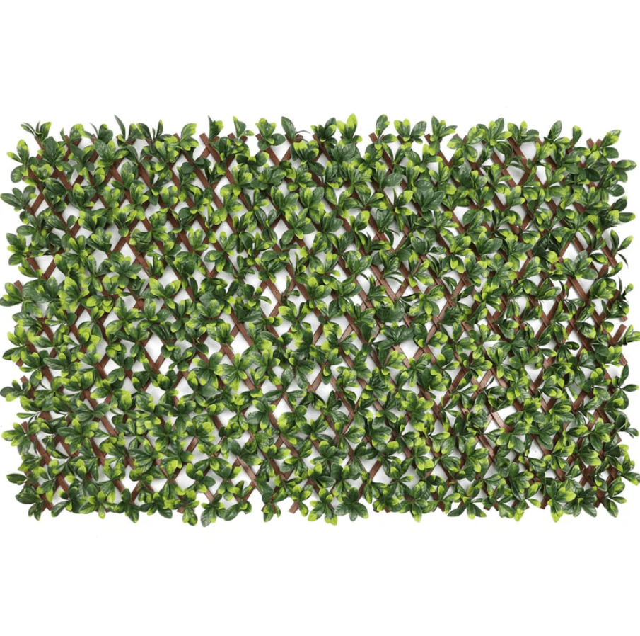 Expandable Green Vinyl Trellis Privacy Fence 72" x 36"