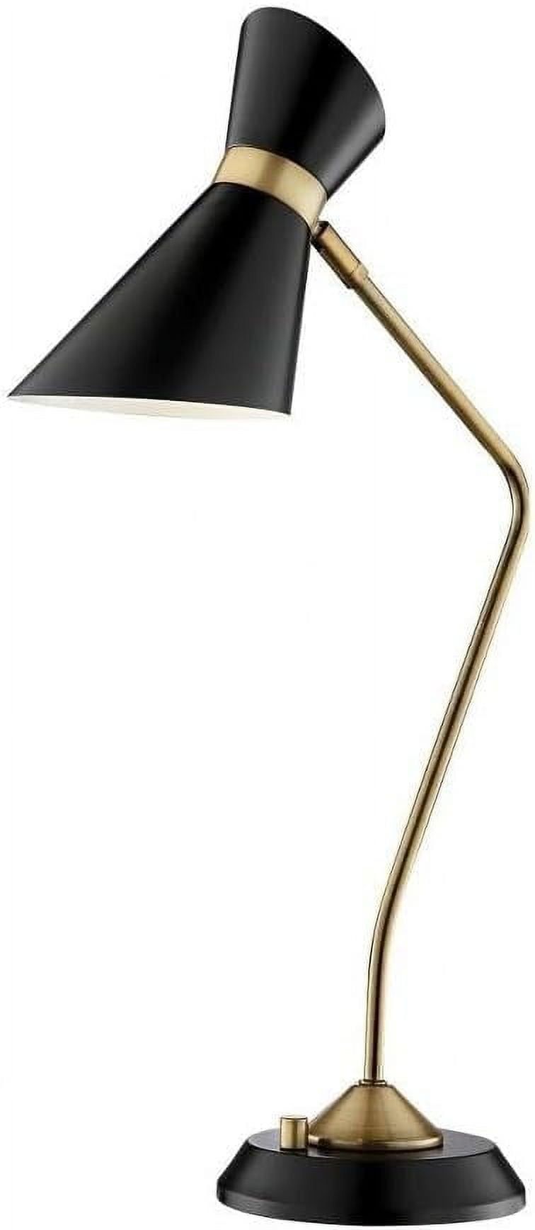 Adjustable Black and Brass Vintage Finish Ceiling Lamp