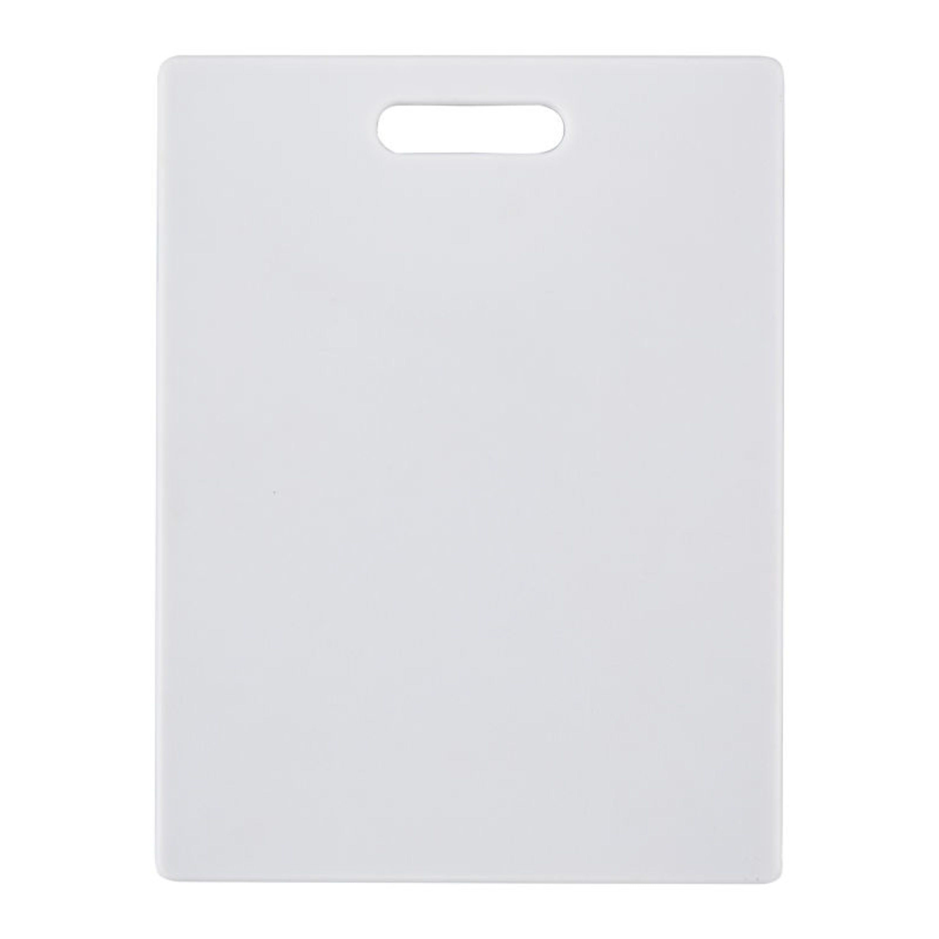 White 11-inch x 14-inch Polypropylene Cutting Board