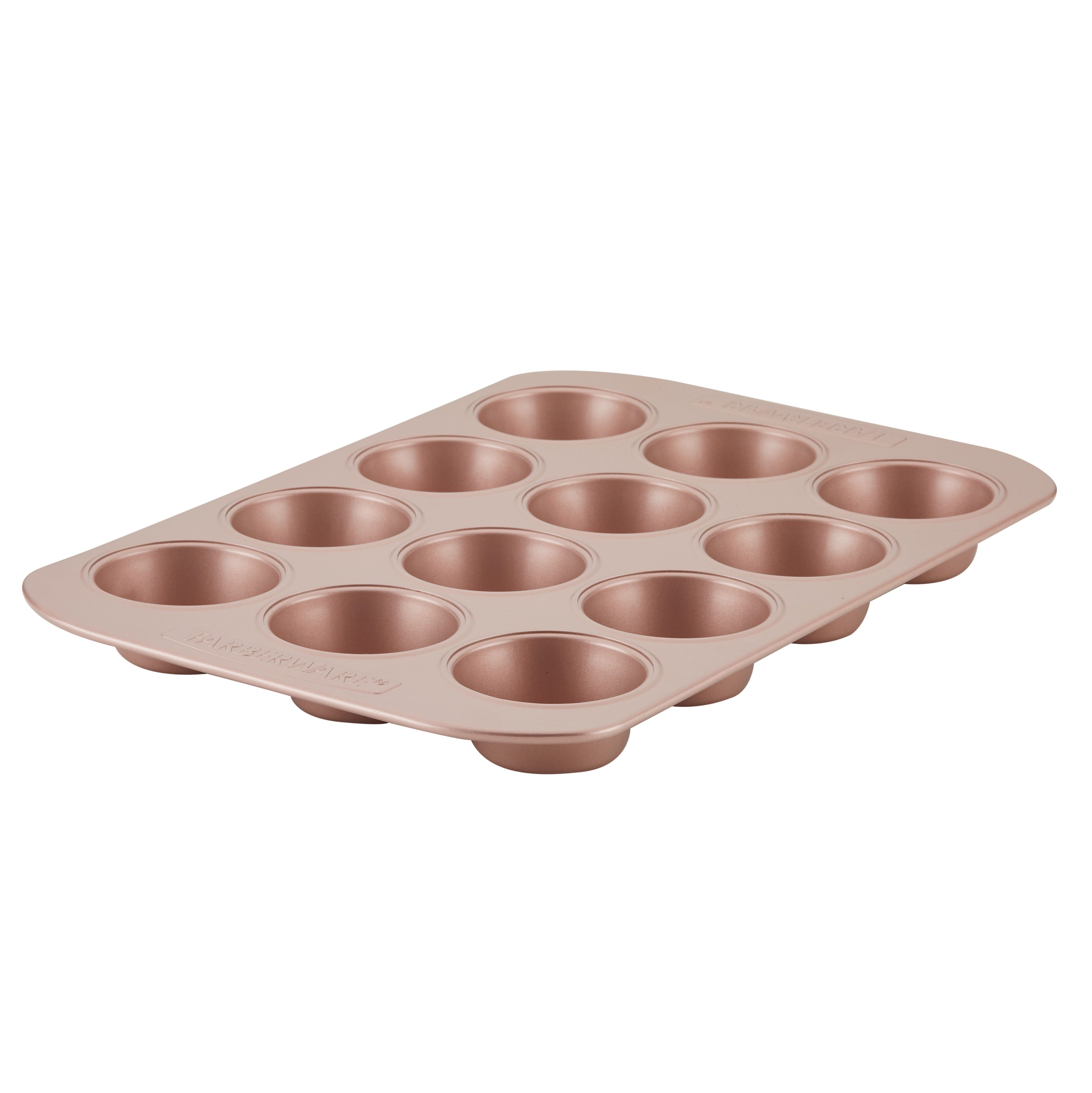 Rose Gold Nonstick 12-Cup Muffin Pan