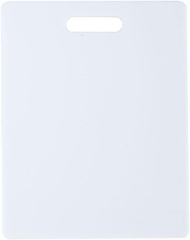 White Rectangular Plastic Dishwasher Safe Cutting Board