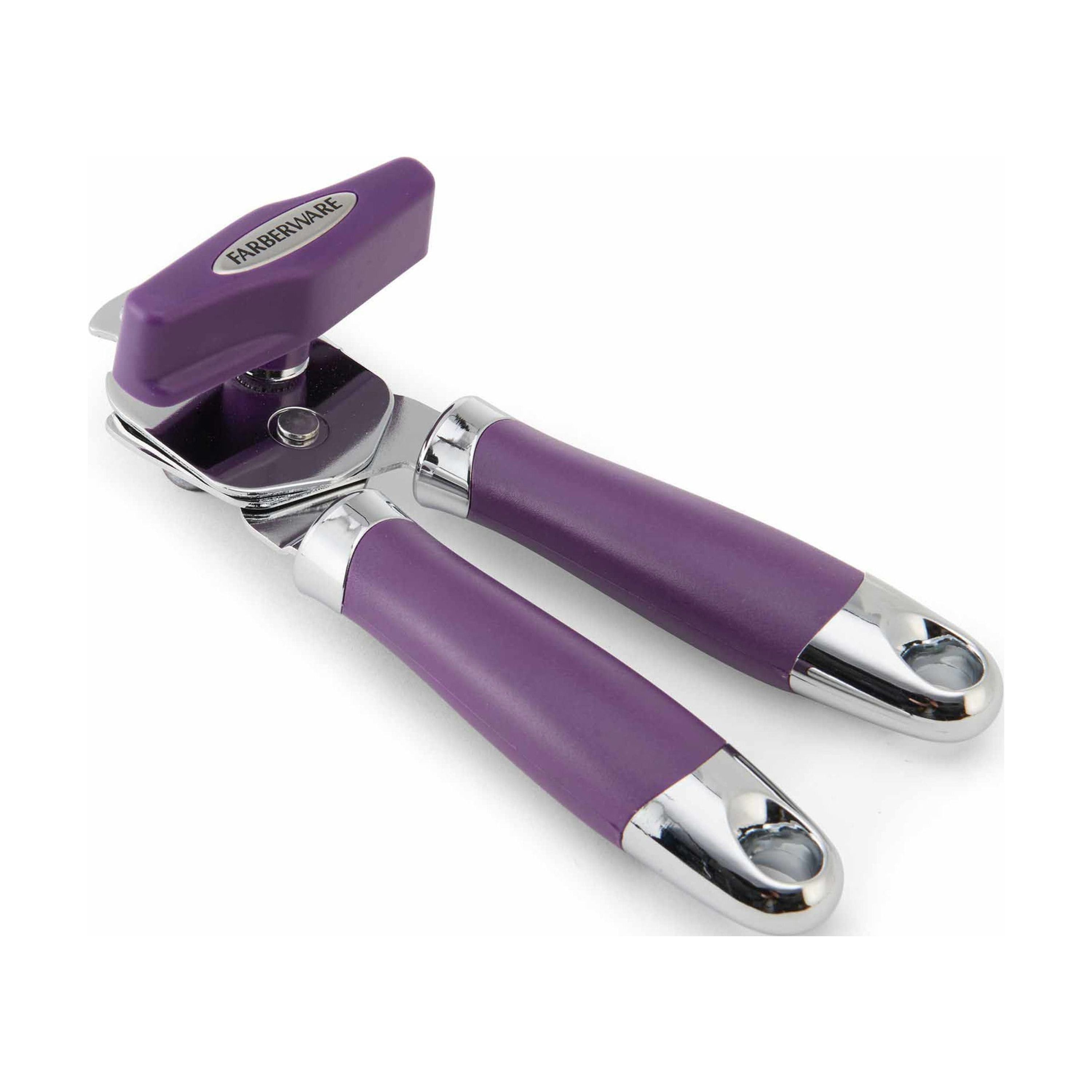 Jewel Purple Stainless Steel Ergonomic Can Opener