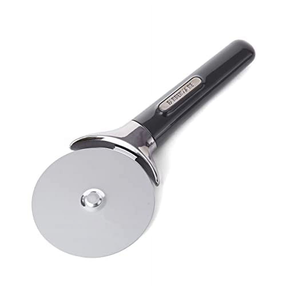 Farberware Professional 9.37-Inch Stainless Steel Pizza Cutter with Black Handle