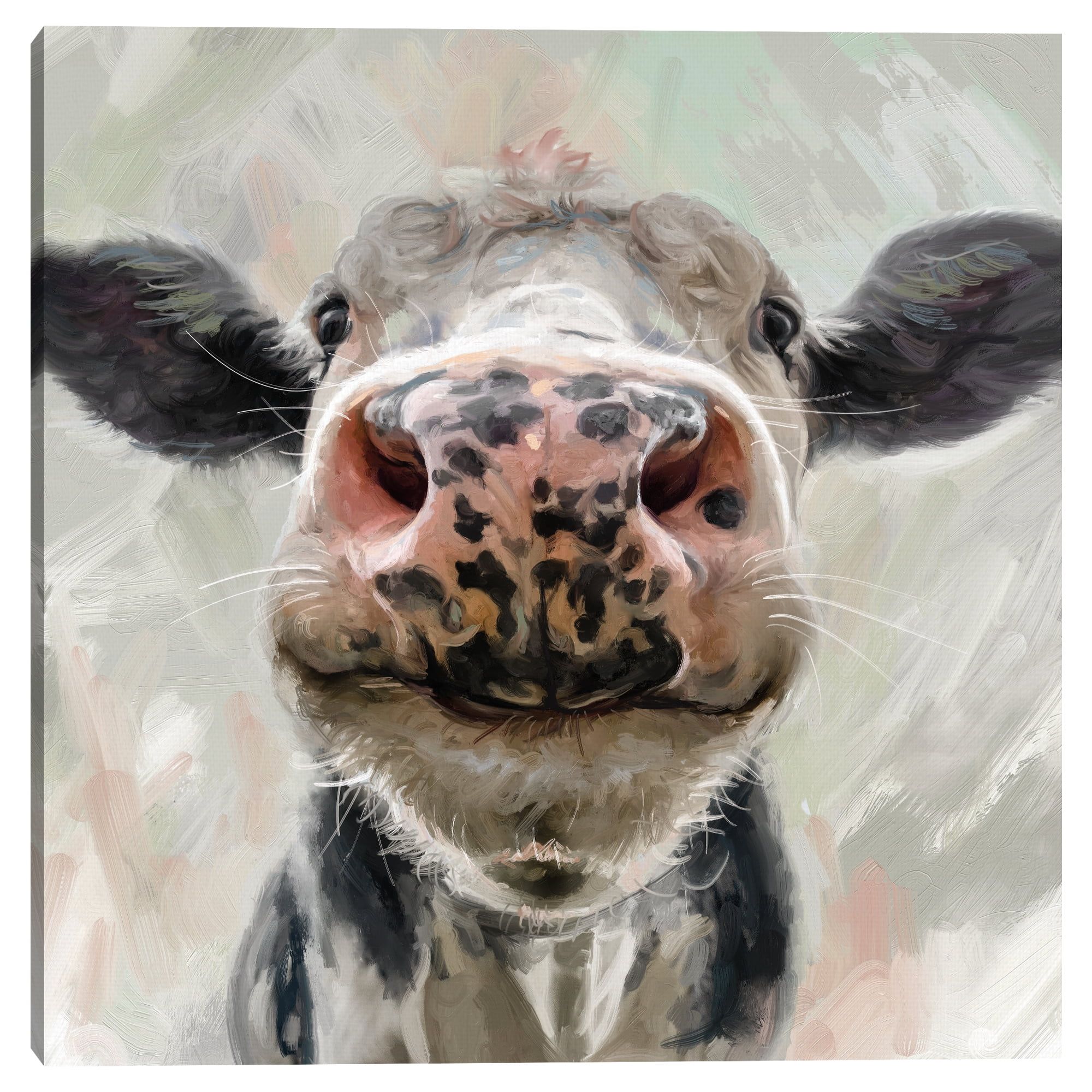 Farmhouse Animal Canvas Art Print, 24 x 24 Inches