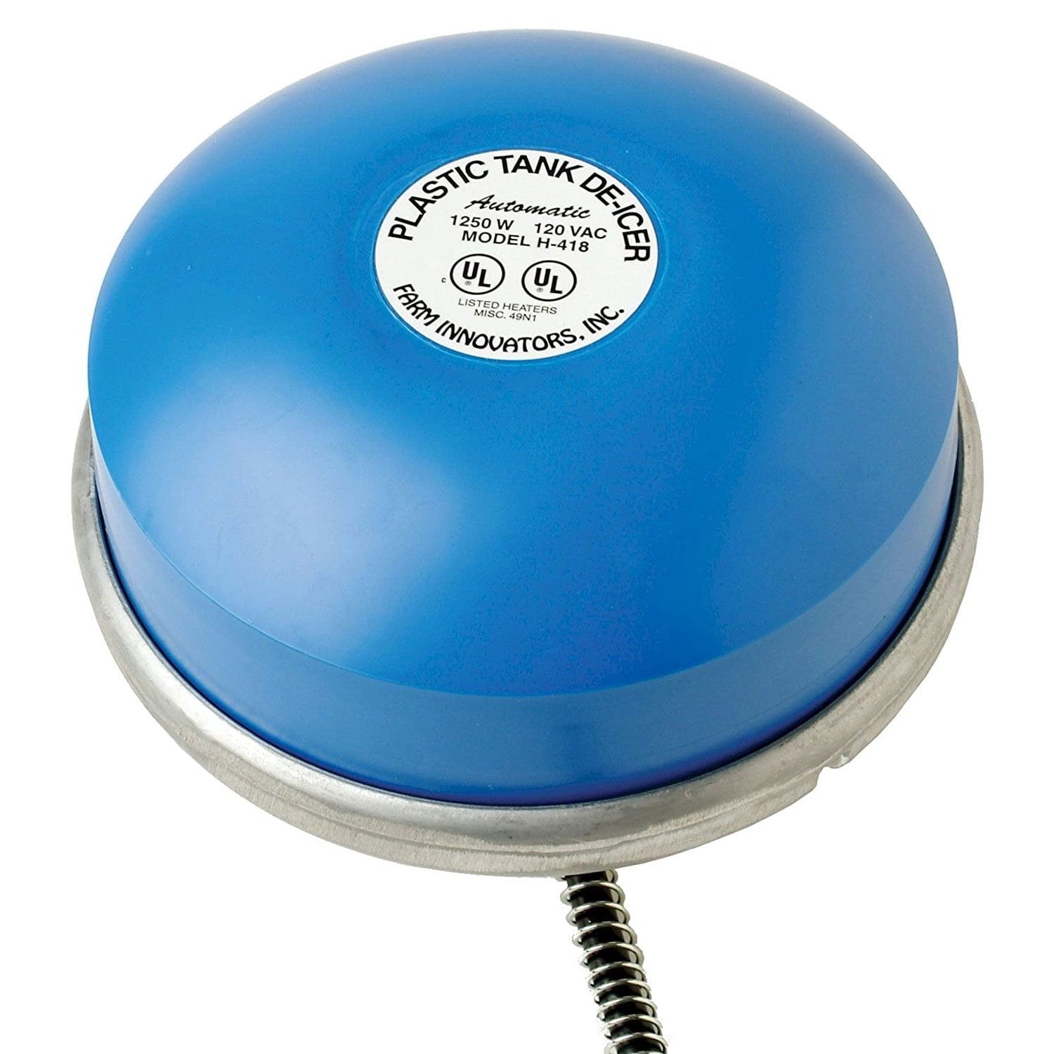 Blue Cast Aluminum Floating Tank Deicer with Thermostat