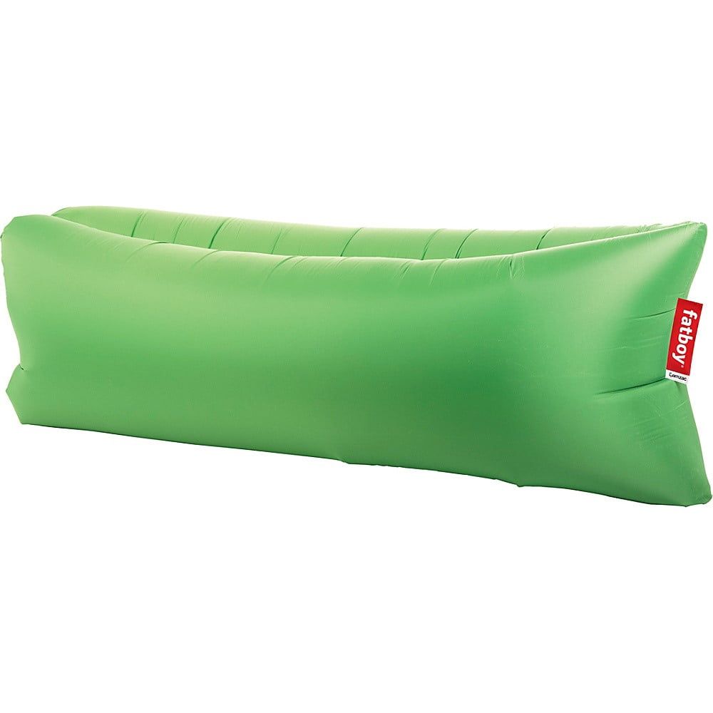 Grass Green Inflatable Nylon Chaise Lounge Chair