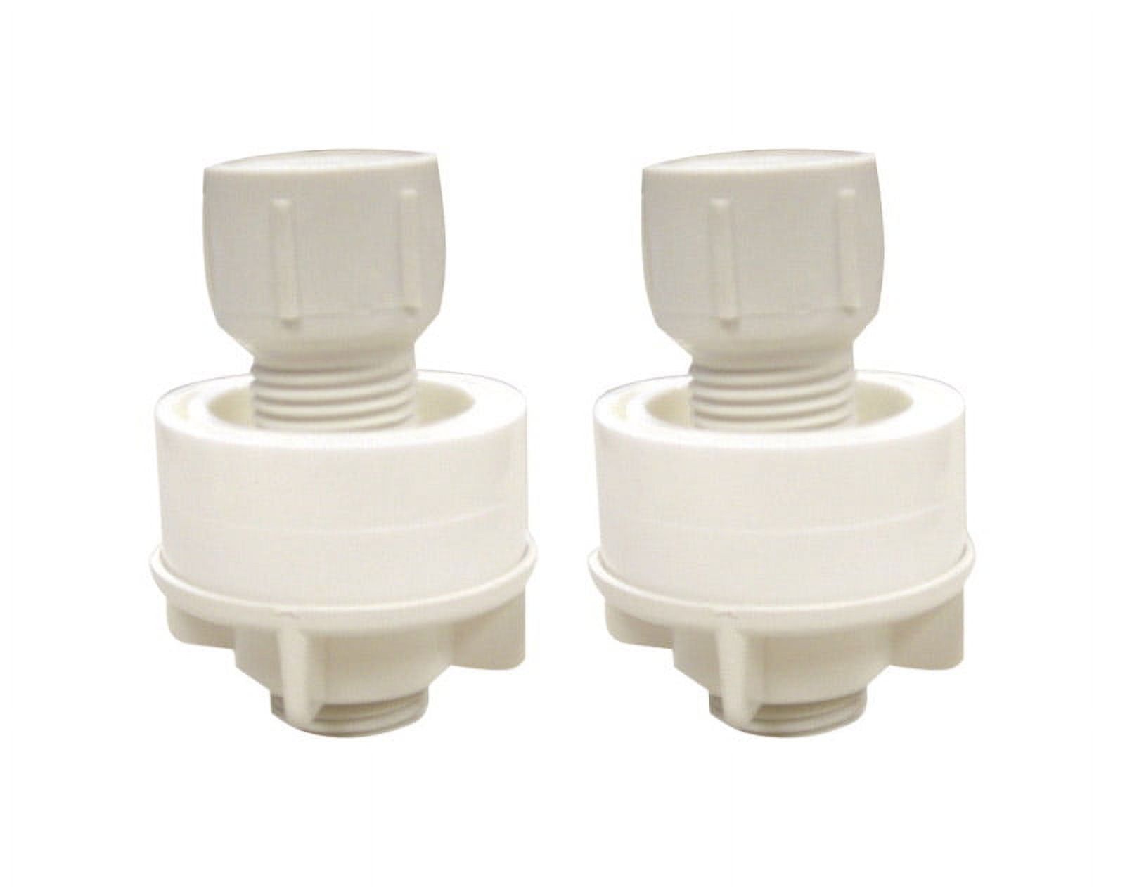 Universal White PVC Faucet Shank Extender Set