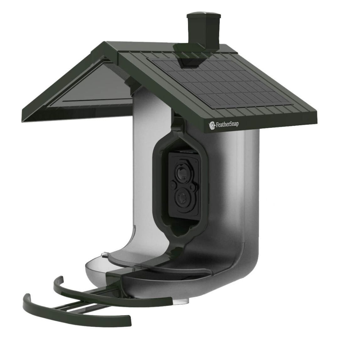 FeatherSnap Scout Wi-Fi Solar-Powered Hanging Tube Bird Feeder