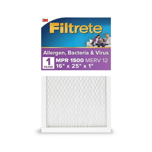 Filtrete 16x25x1 Ultra Allergen Pleated Furnace Air Filter