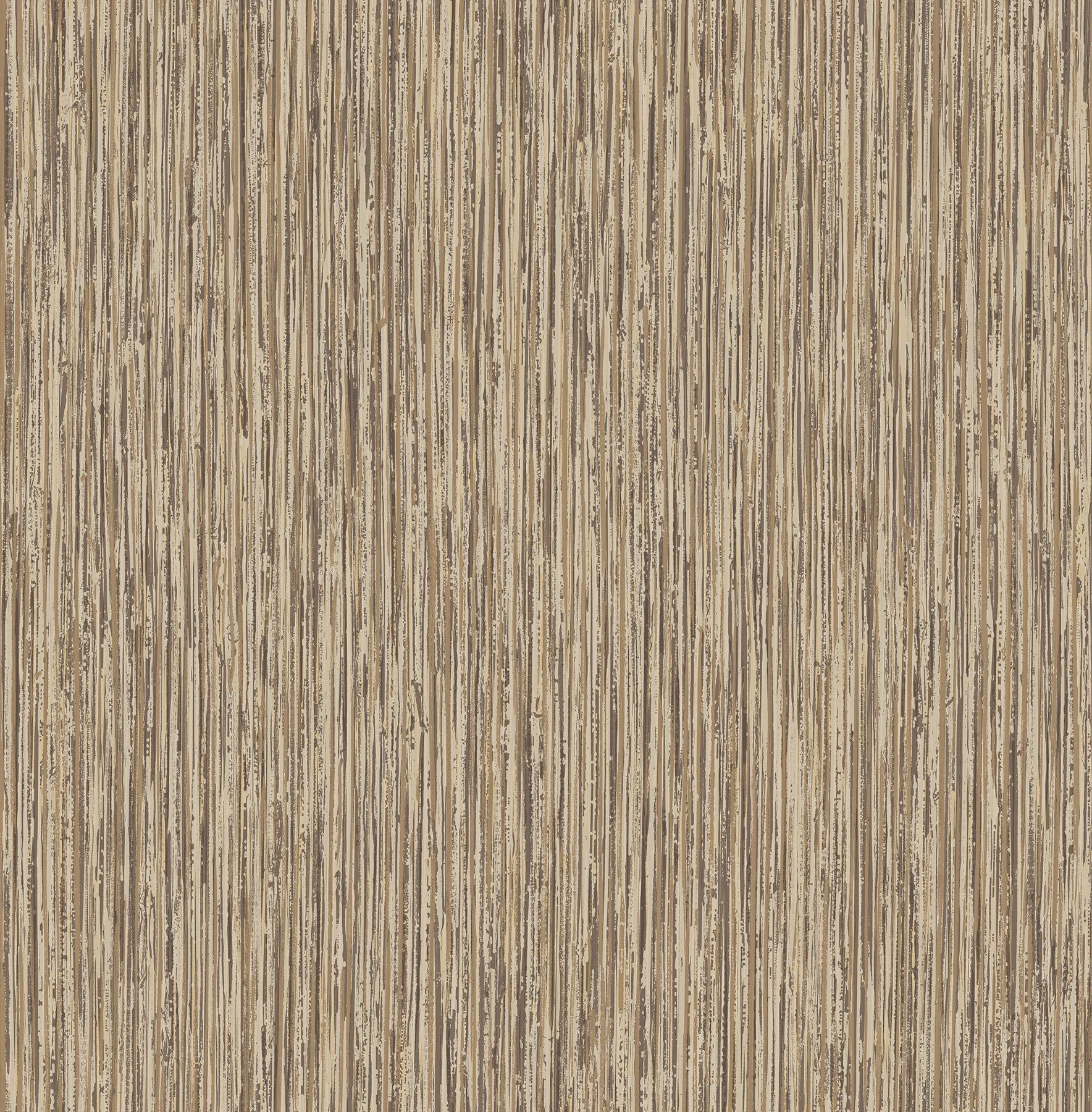 Medley Distressed Brown 3D Grasscloth Wallpaper, 20.5" Wide