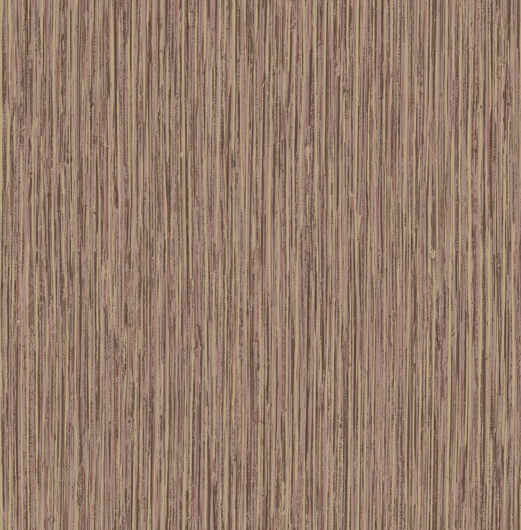 Kofi Maroon Faux Grasscloth Wallpaper, 20.5-in by 33-ft