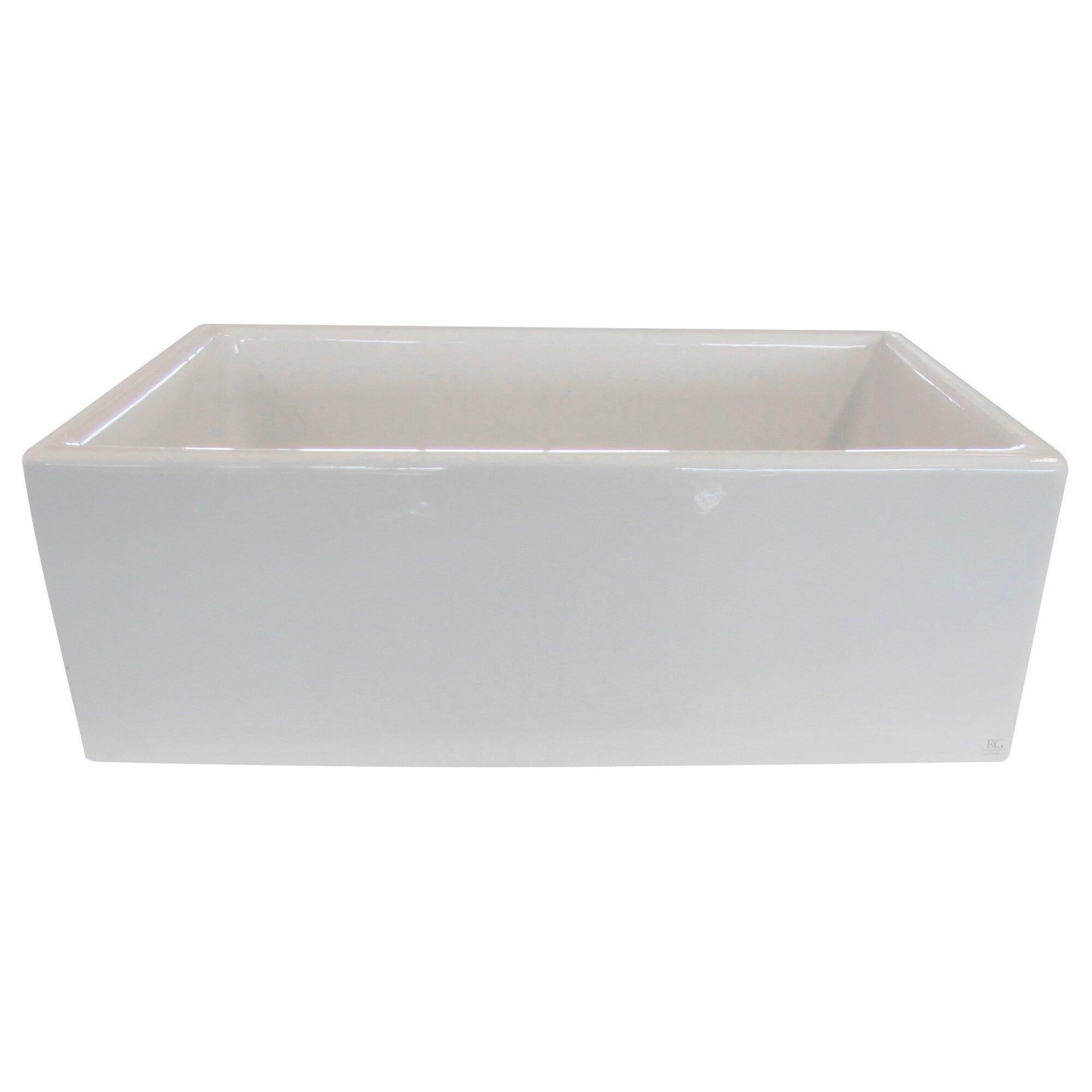 Sutton 24" White Fireclay Farmhouse Kitchen Sink