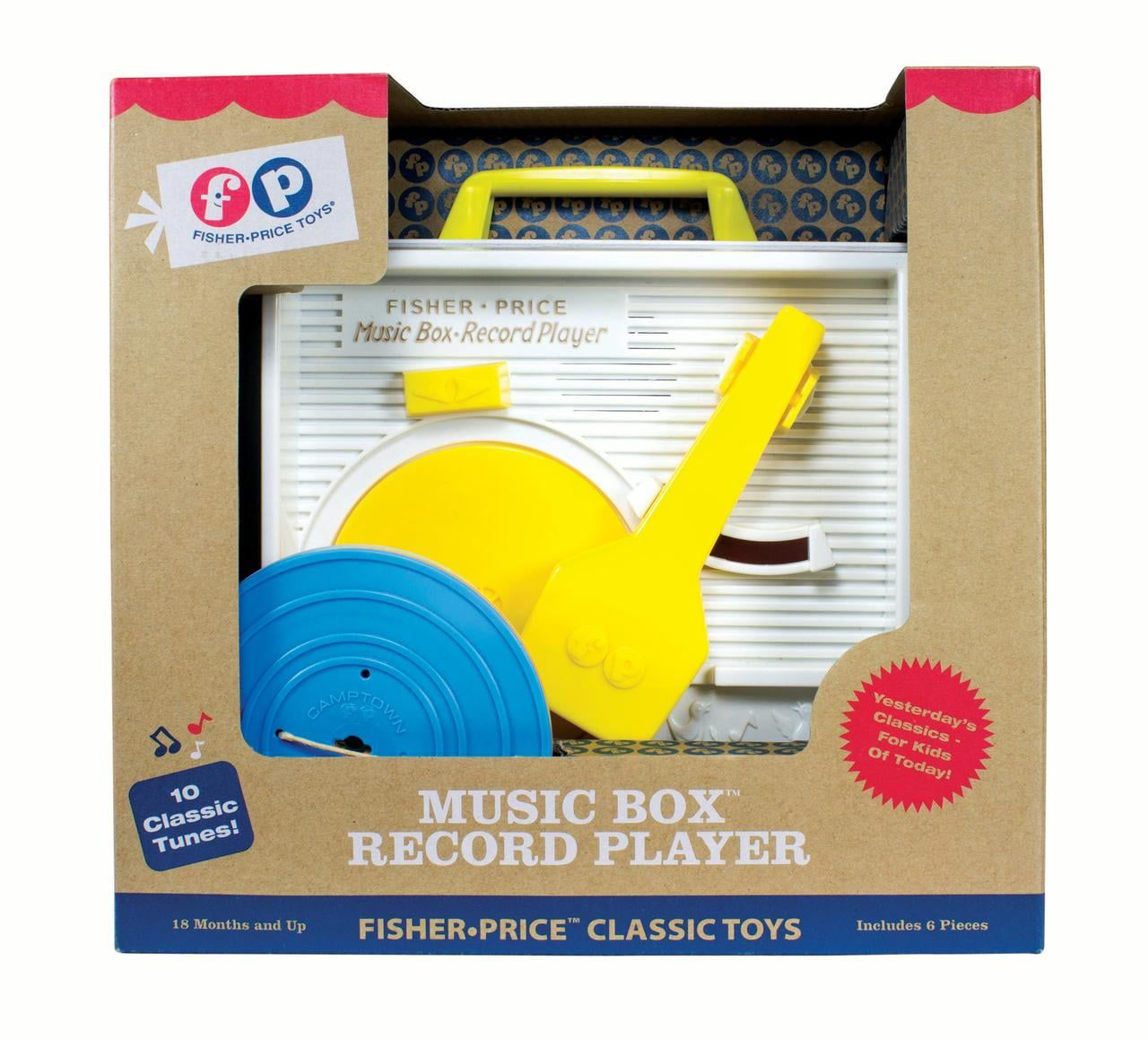 Fisher Price Classic Multicolor Music Box Record Player