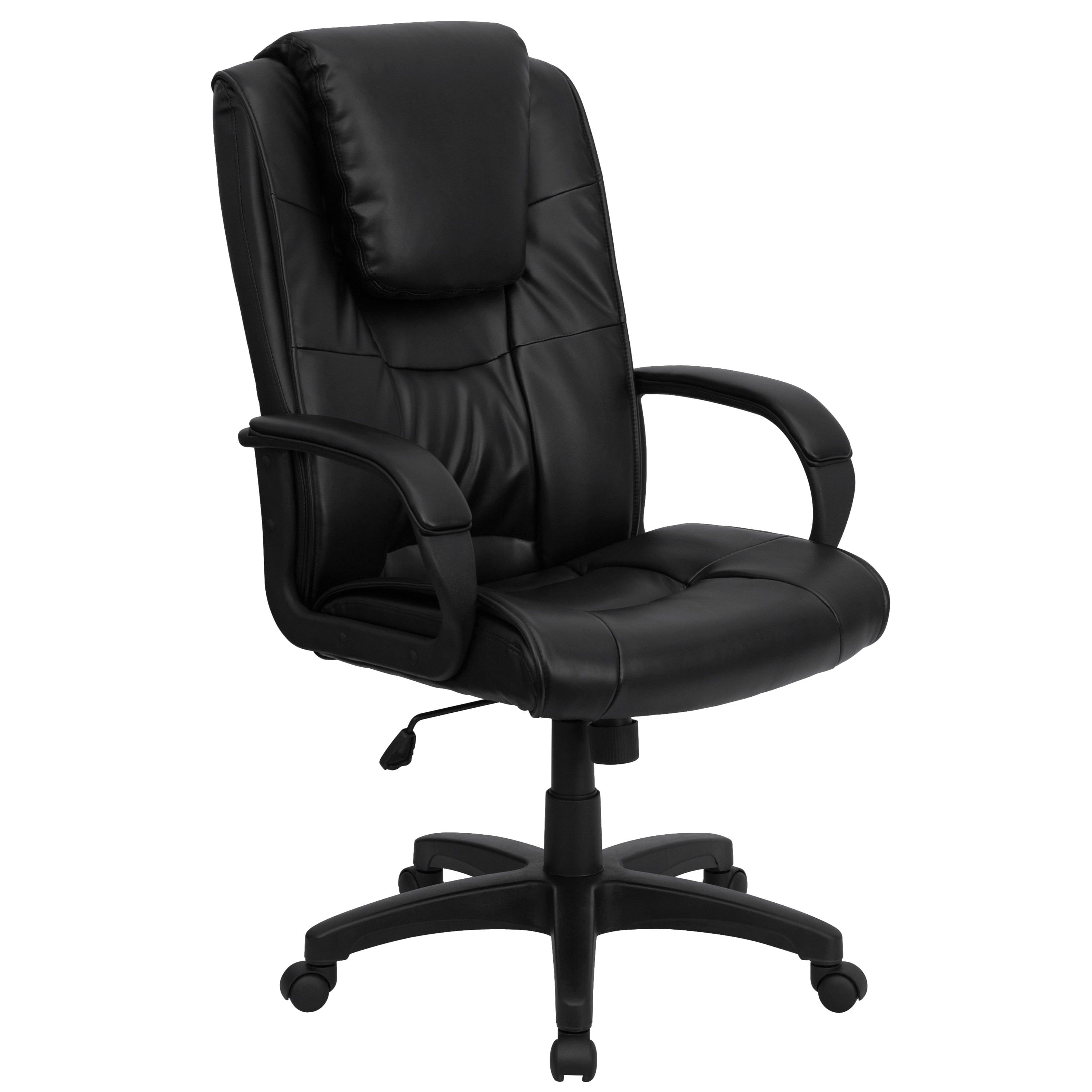 Black LeatherSoft High Back Ergonomic Executive Swivel Chair