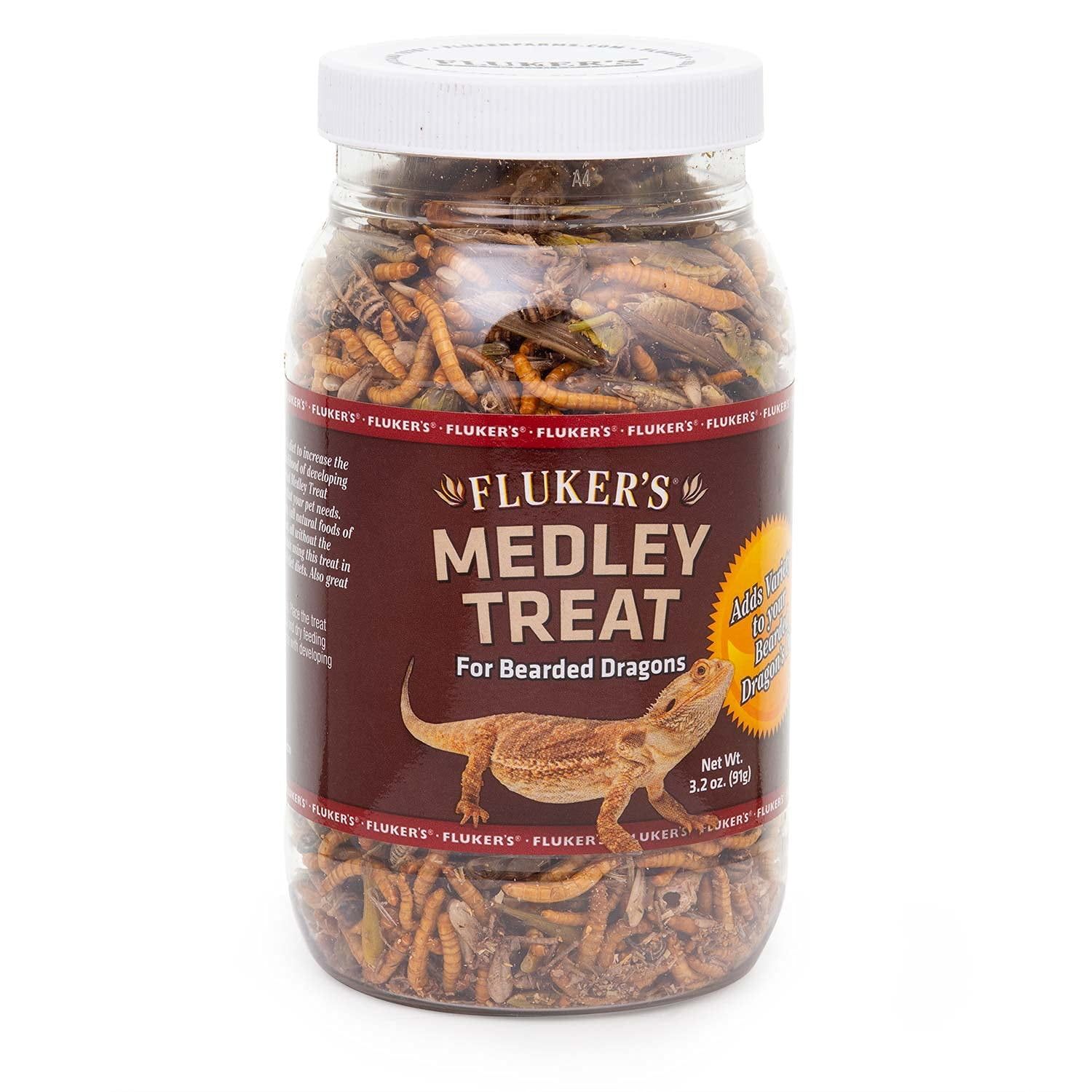 Freeze-Dried Insect Medley Treat for Bearded Dragons, 3.2 oz