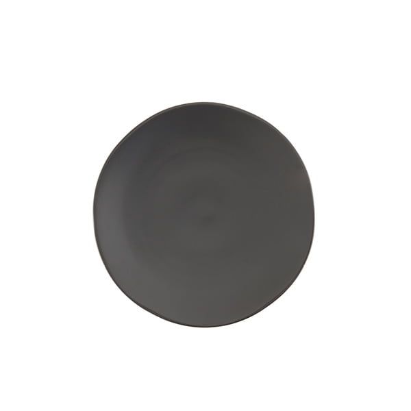 Charcoal Ceramic 8" Chip-Resistant Salad Plate