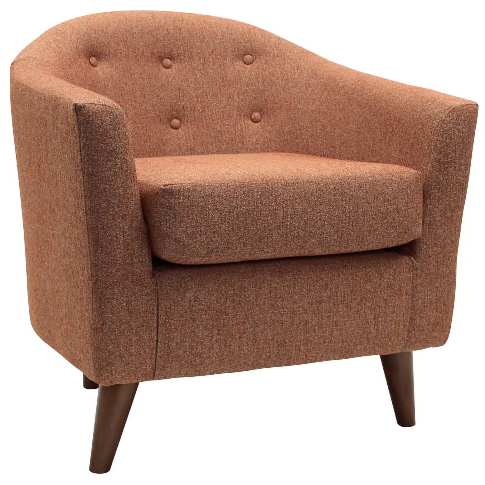 Burnt Orange Mid Century Modern Lawson Accent Chair