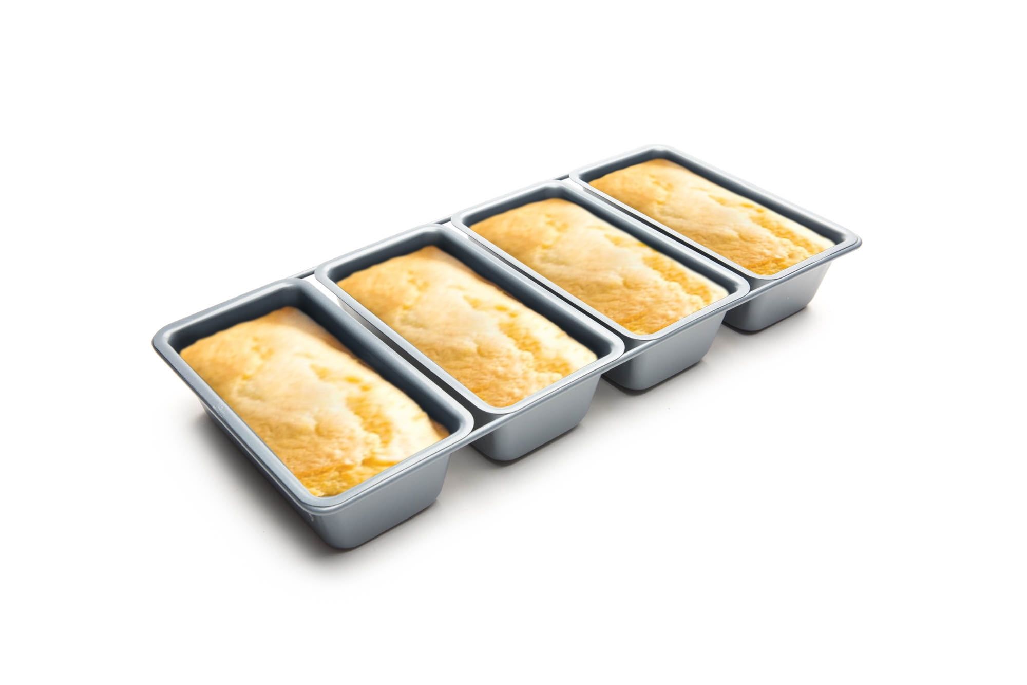 Non-Stick Steel Mini Bread Loaf Pan Set