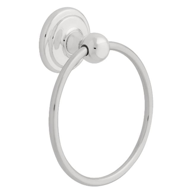 Polished Chrome Wall Mounted Round Towel Ring