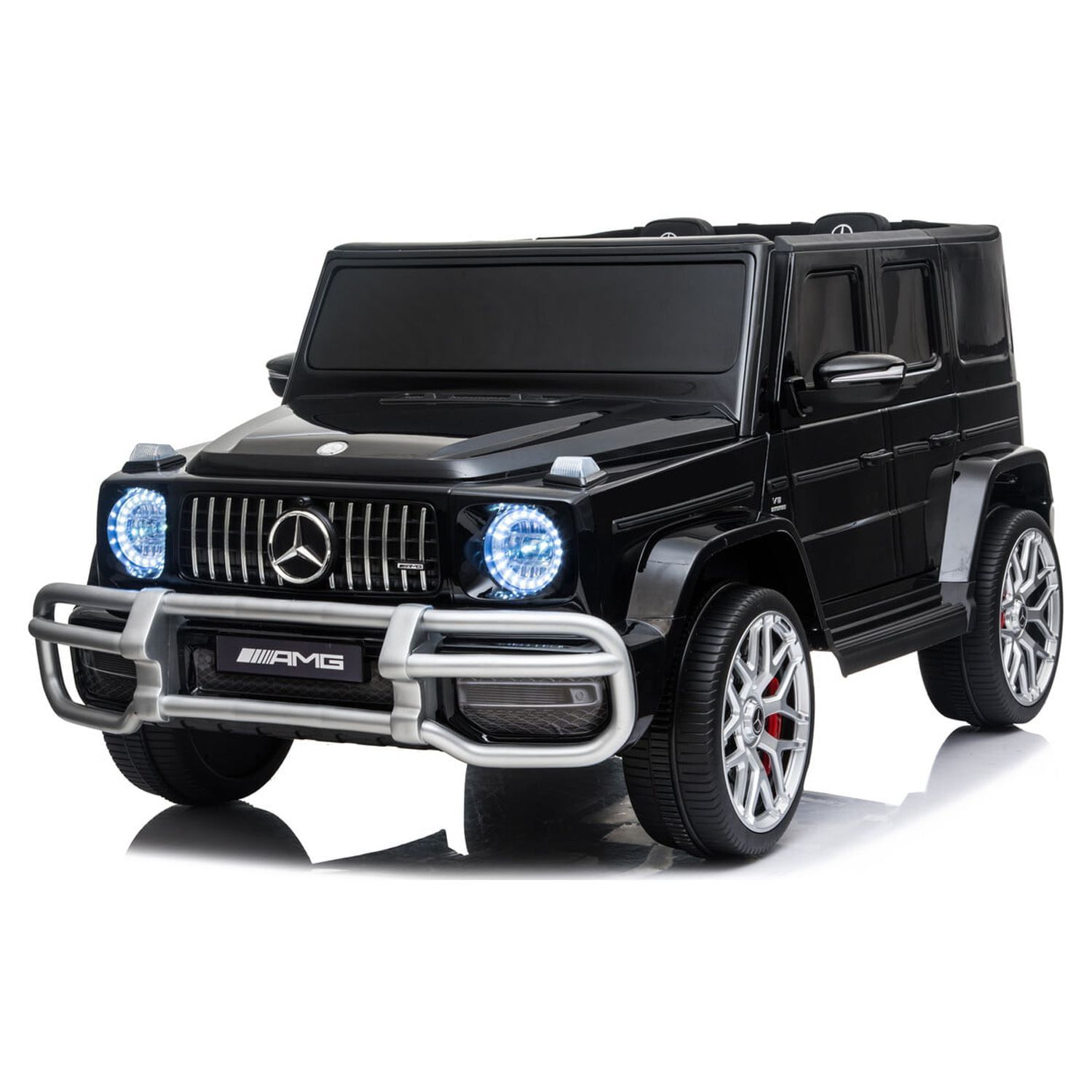 Black 24V Mercedes G63 Ride-On Car with Remote Control