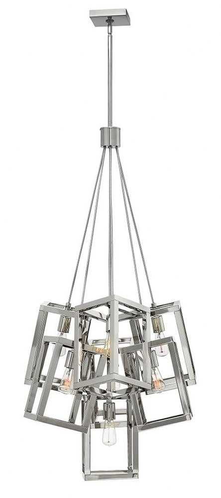 Ensemble Elegance 7-Light Polished Nickel Foyer Pendant