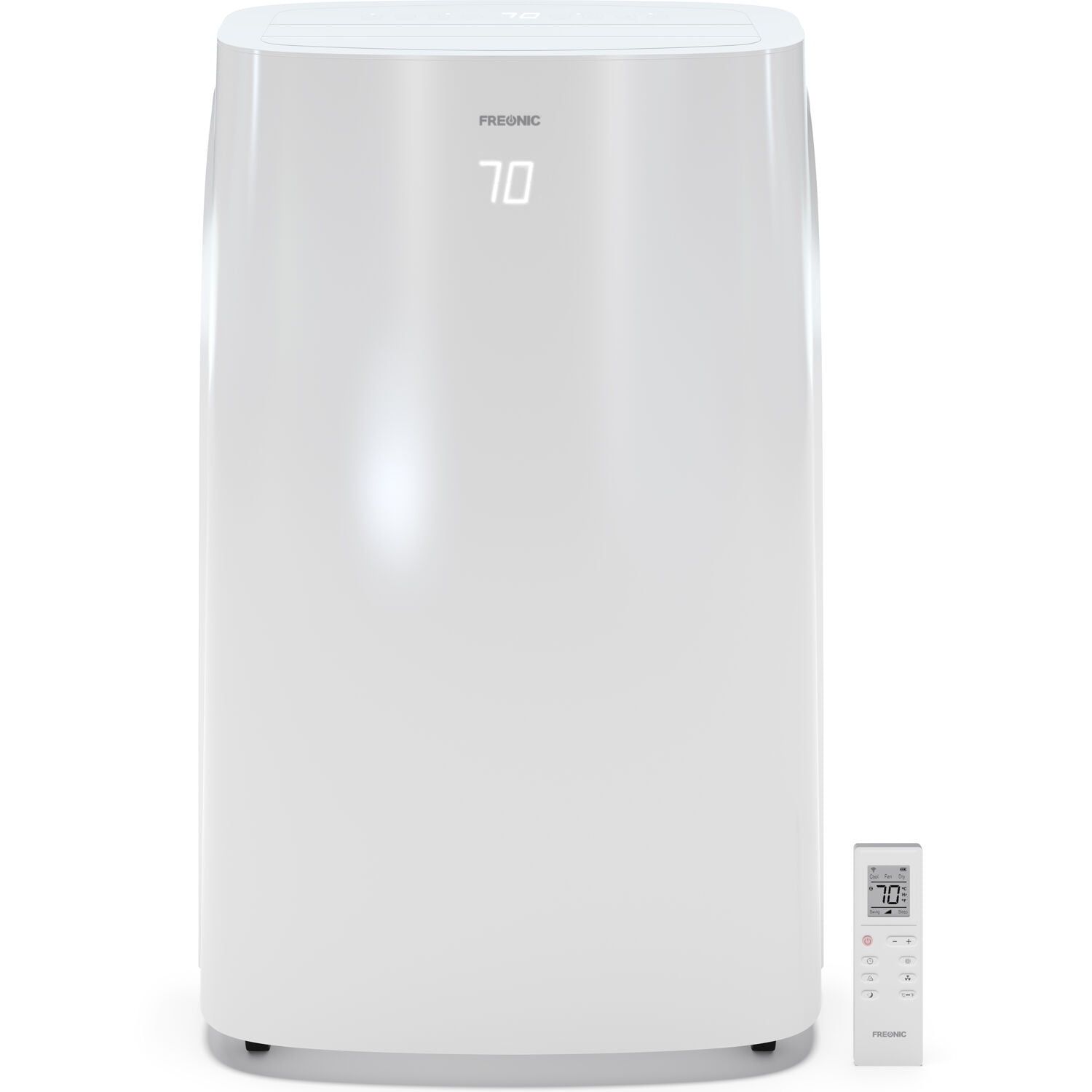 Freonic 14,500 BTU White Portable Air Conditioner with Remote