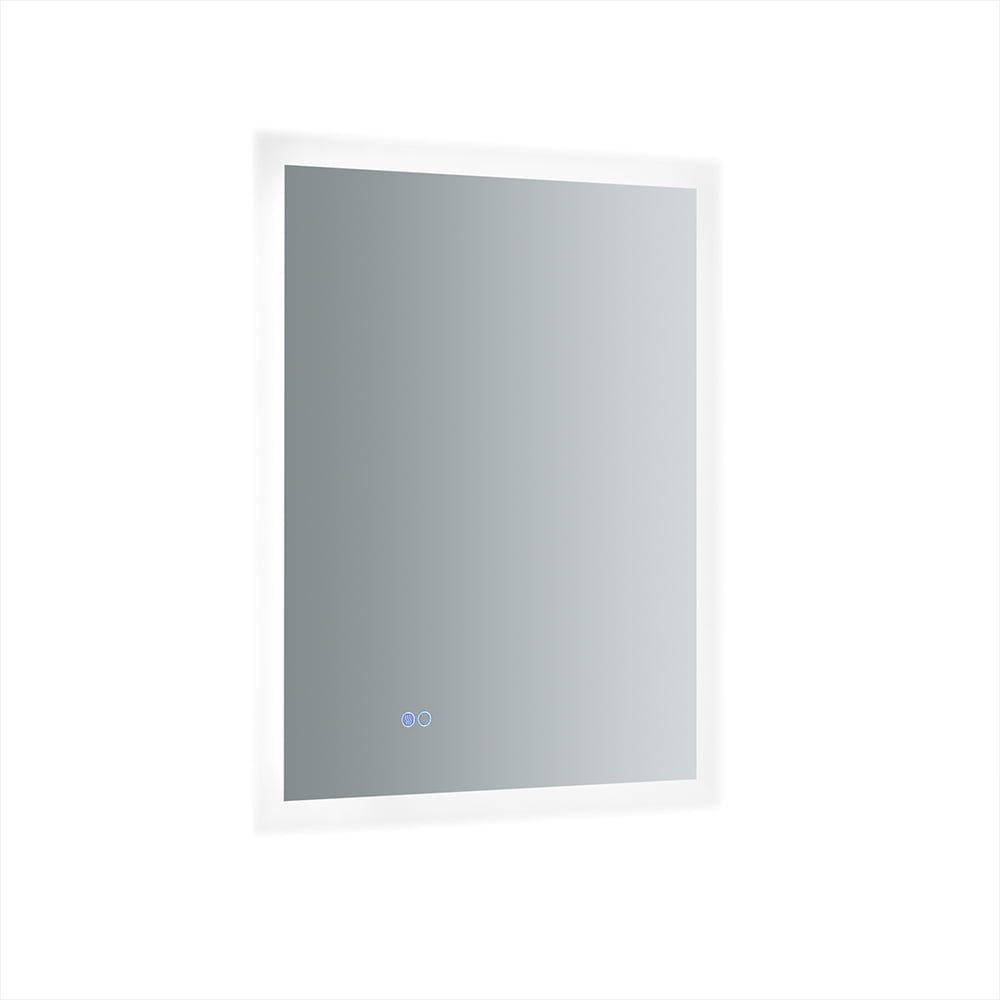 Sleek Halo 24"x30" Frameless LED Bathroom Vanity Mirror with Defogger