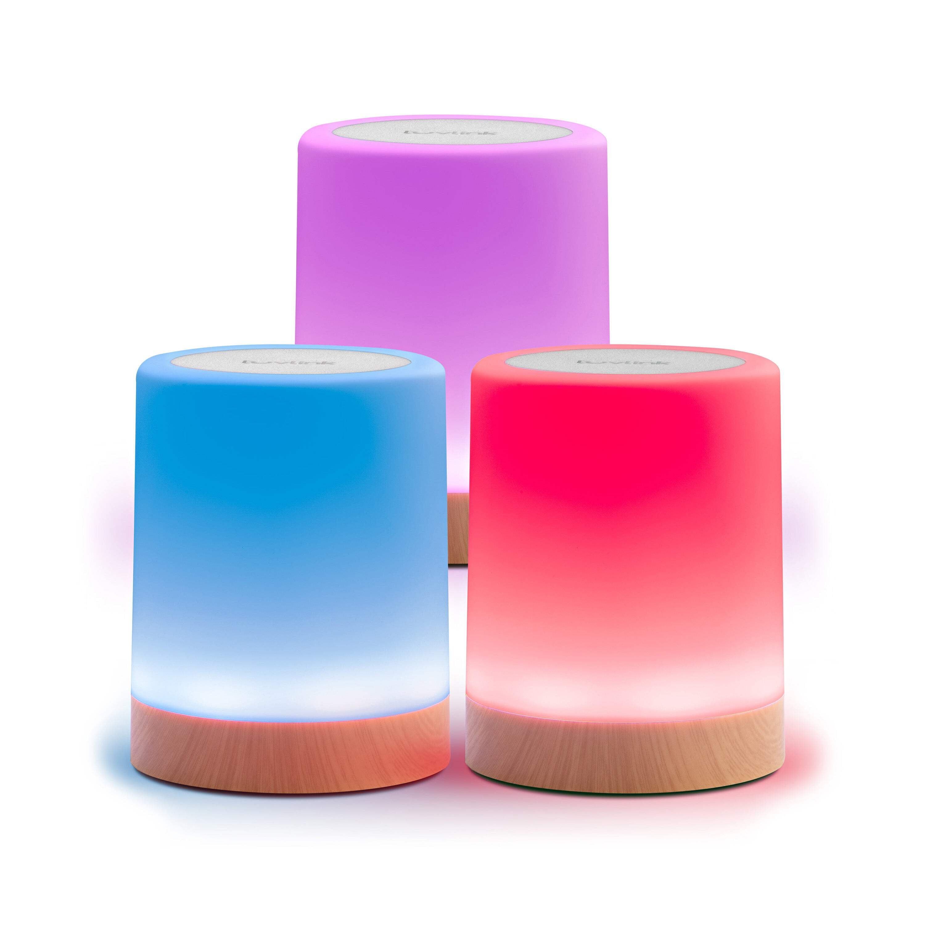 Set of Three Multicolor WiFi Friendship Lamps