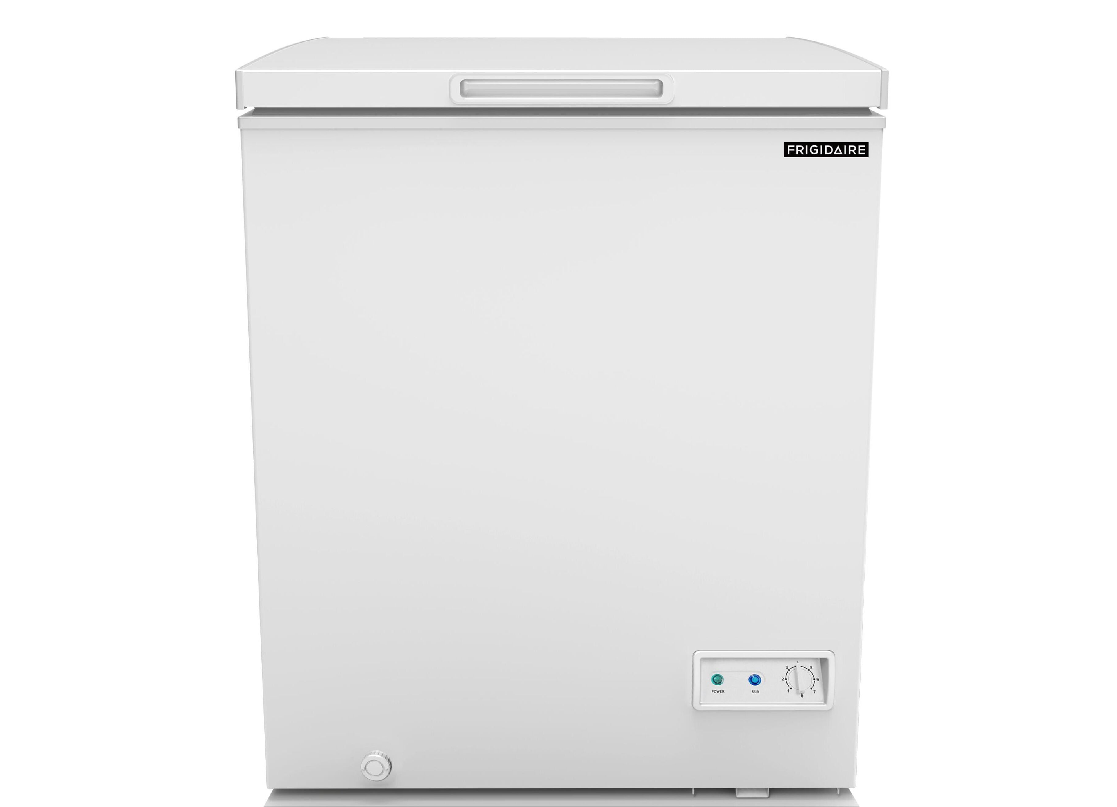 Frigidaire 5.0 Cu. ft. White Chest Freezer with External Controls