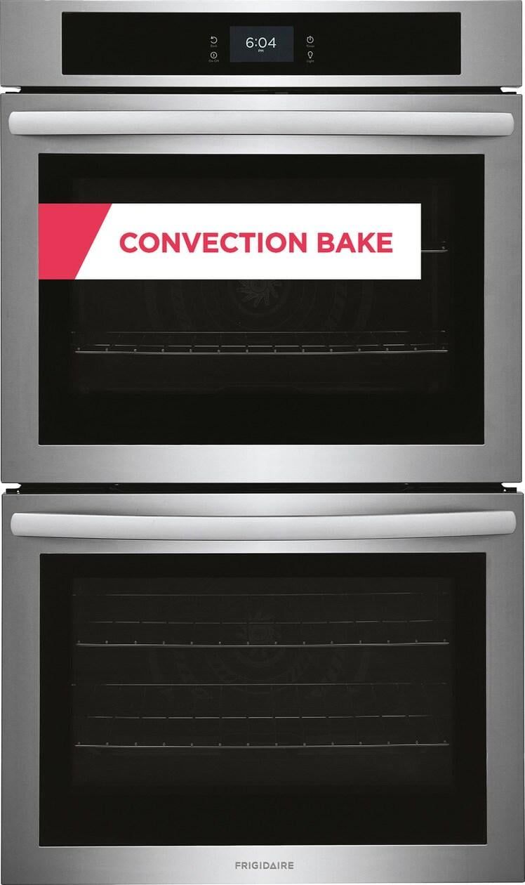 Frigidaire 30" Stainless Steel Double Electric Wall Oven with Convection