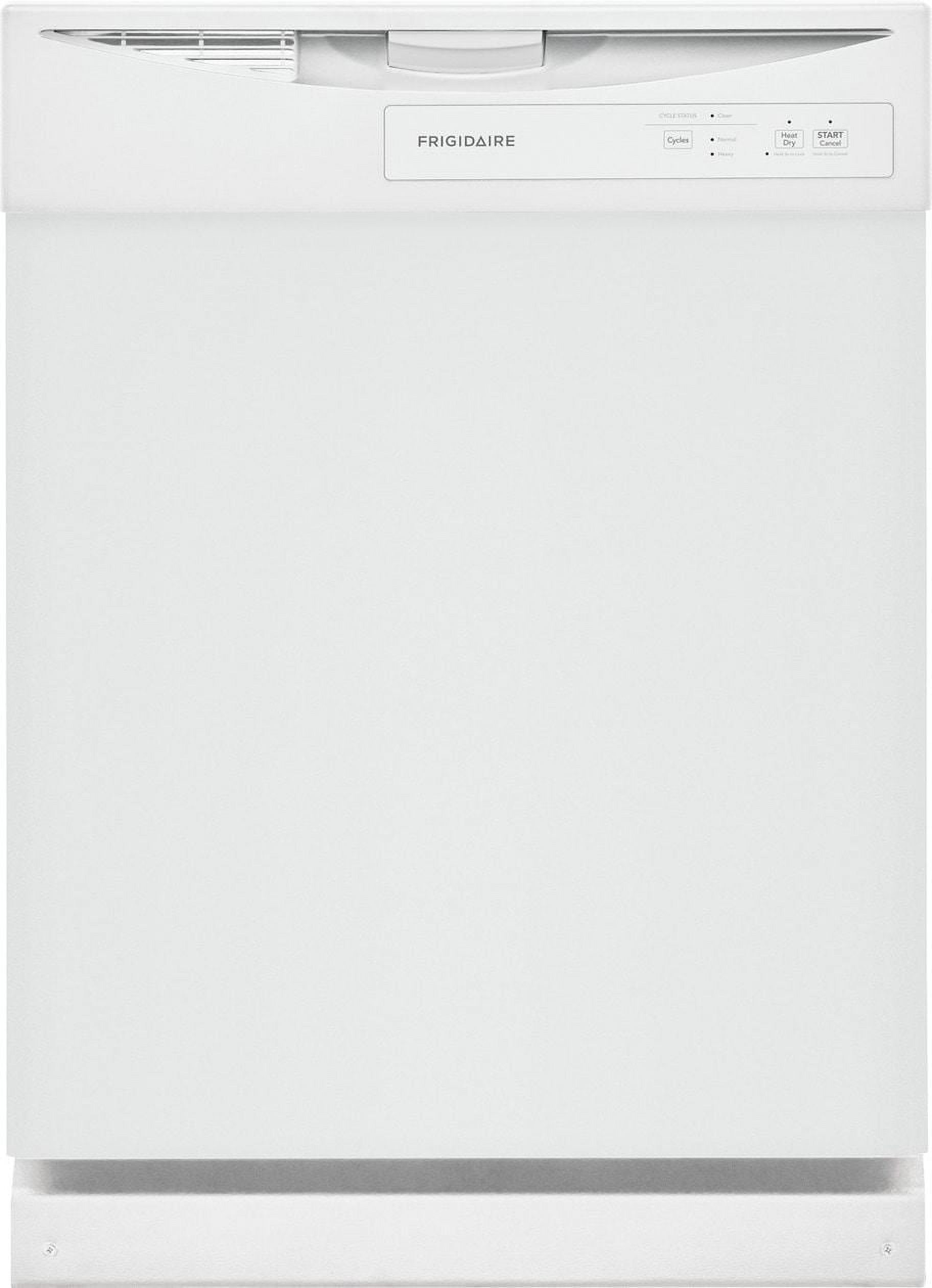 Frigidaire 24" Built-In Dishwasher, Front Control, White