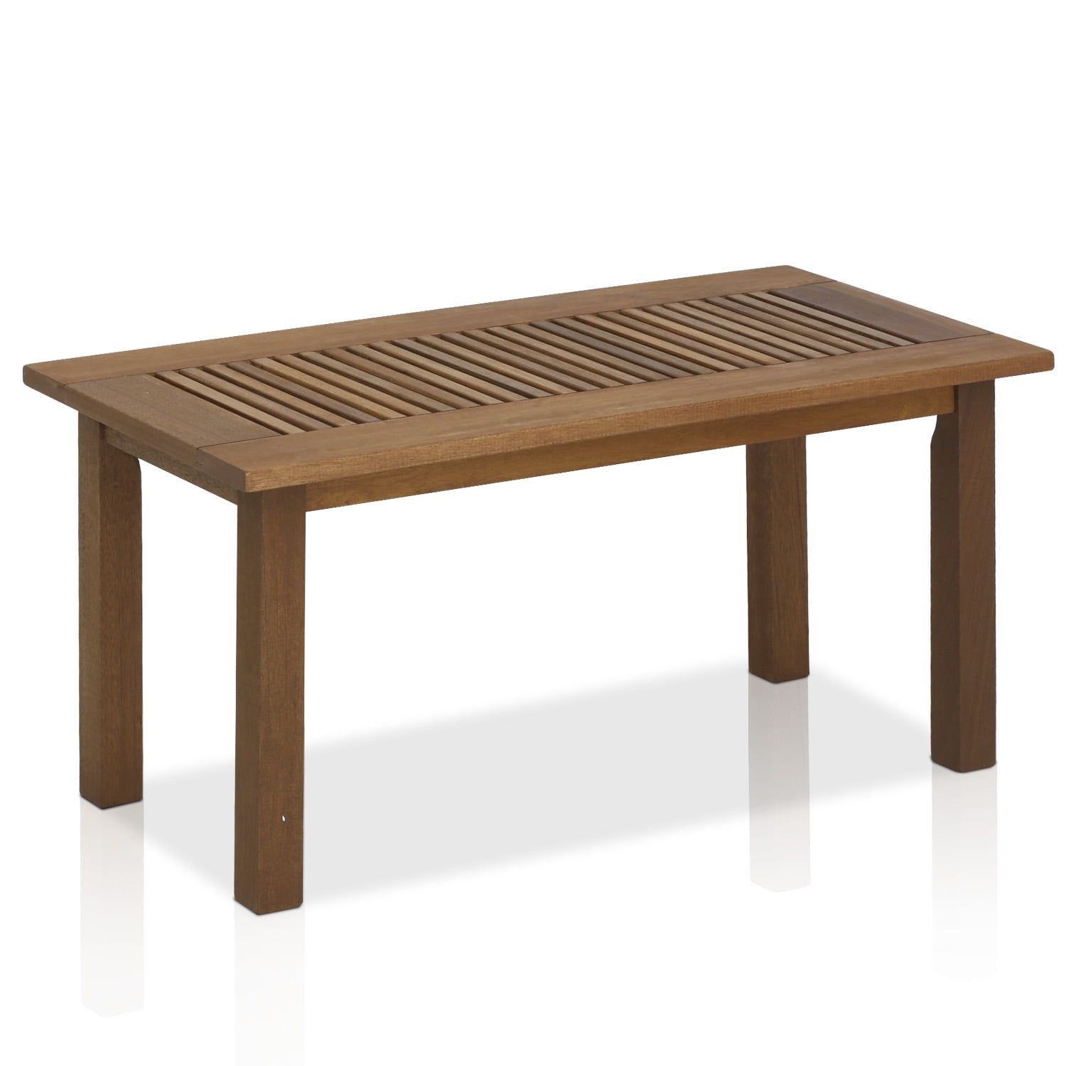 Tioman Teak Hardwood Outdoor Coffee Table in Dark Red Meranti