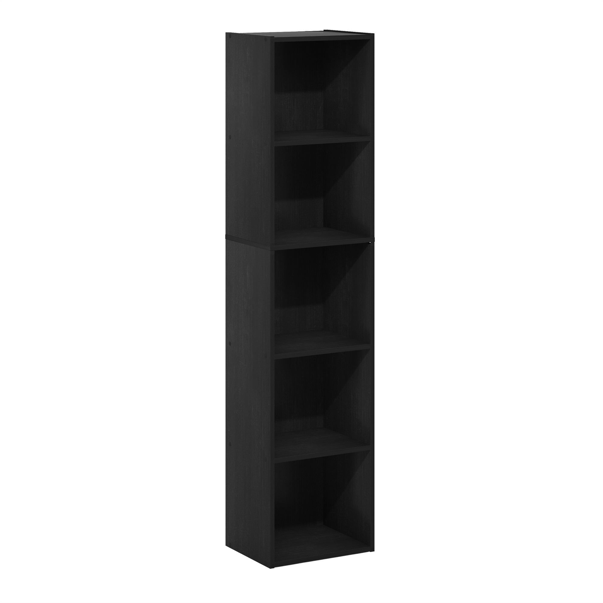 Blackwood 5-Tier Rectangular Freestanding Bookcase