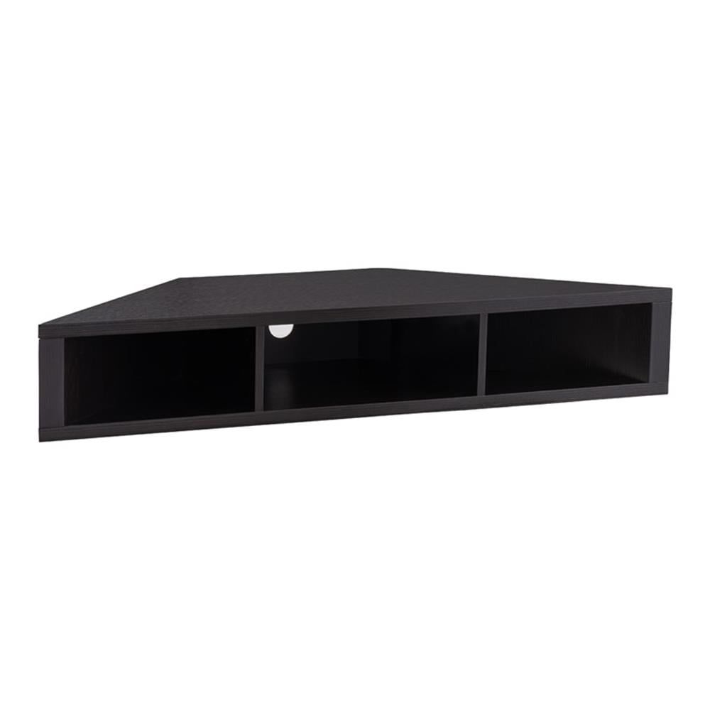 Weinardt Cappuccino Corner Floating TV Stand with Mount