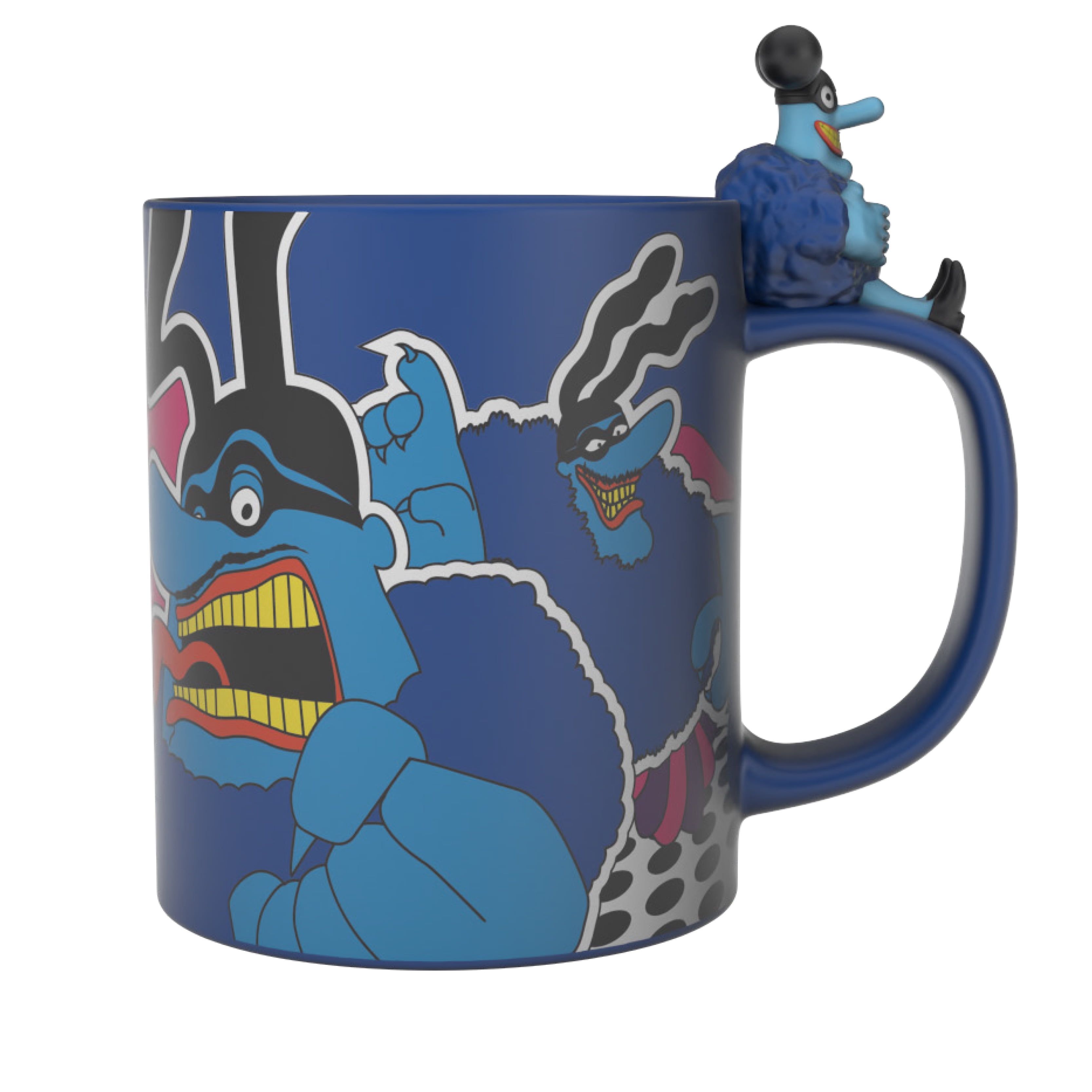 The Beatles Blue Meanie Ceramic Coffee Mug with Handle Figurine