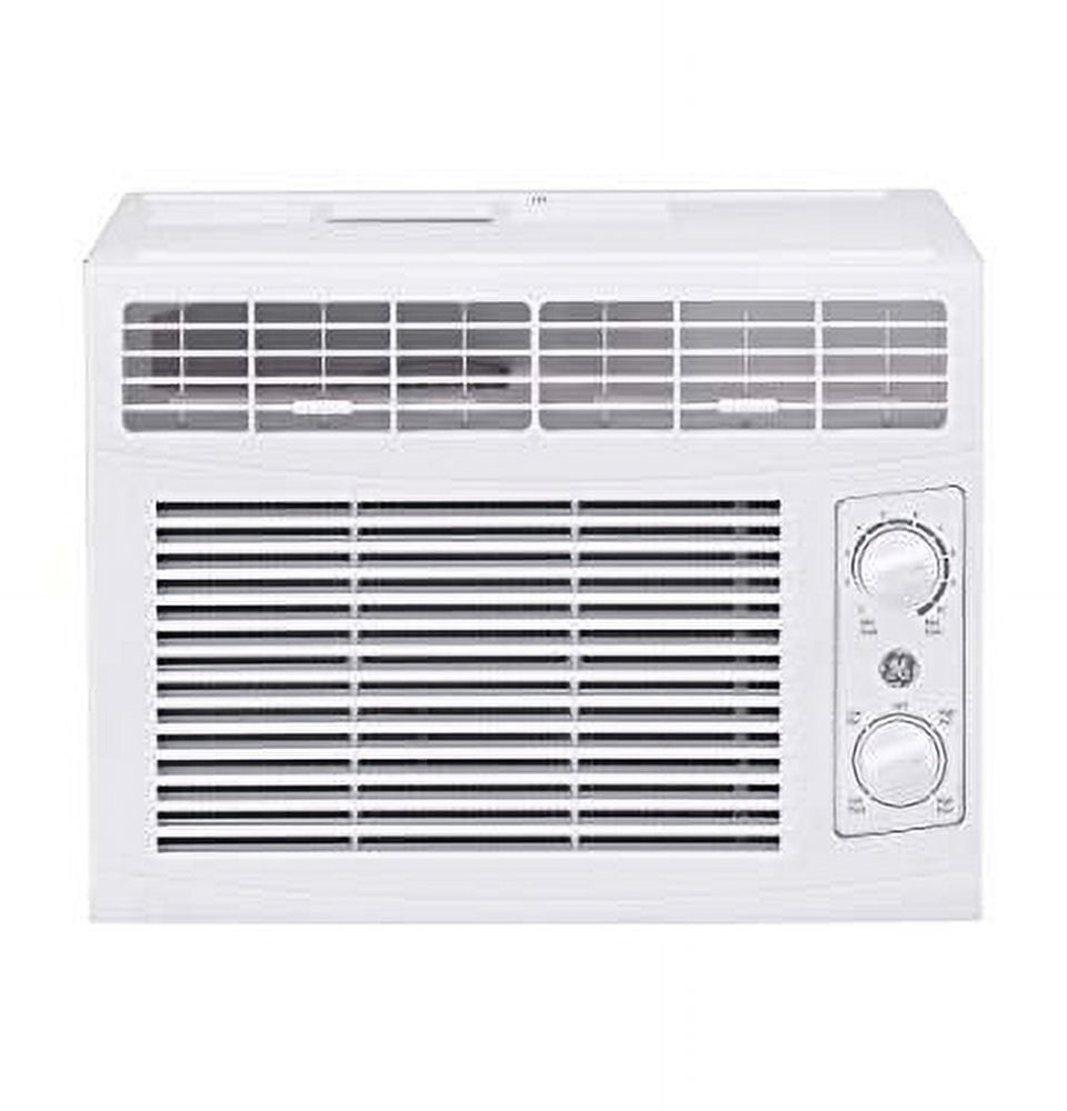 White 5,000 BTU Mechanical Window Air Conditioner with Easy Install Kit