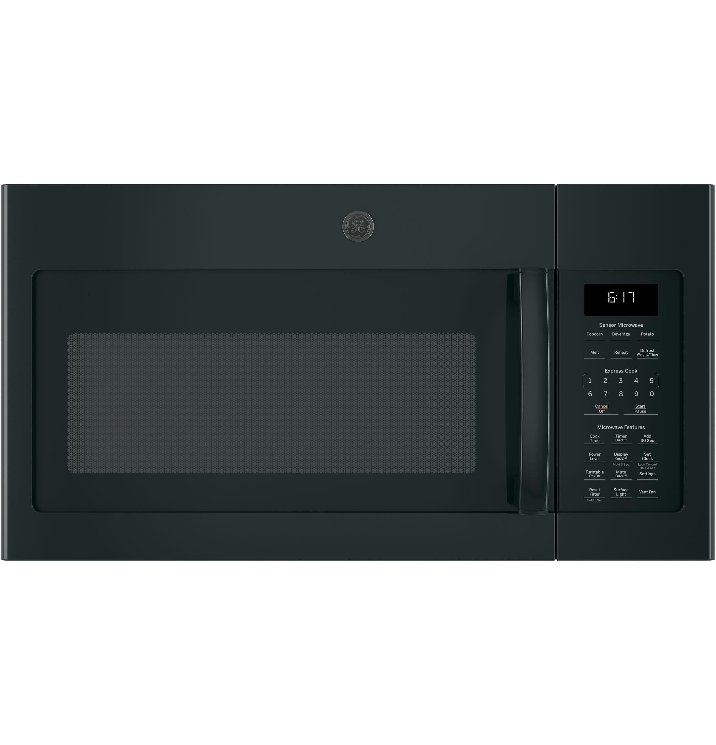 Black 1.7 cu. ft. Over-the-Range Digital Microwave Oven