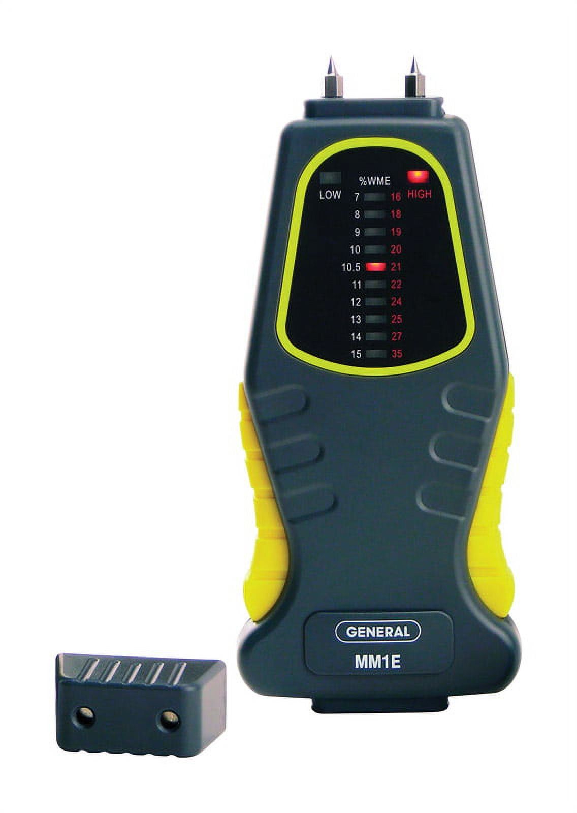 Compact Gray and Yellow LED Display Moisture Meter