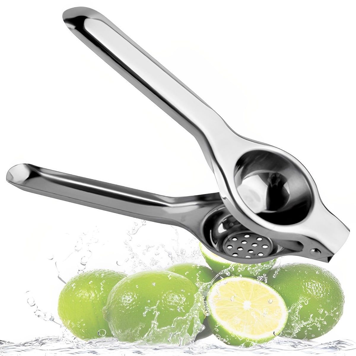 Jumbo Stainless Steel Lemon Lime Citrus Juicer with Mirror Finish