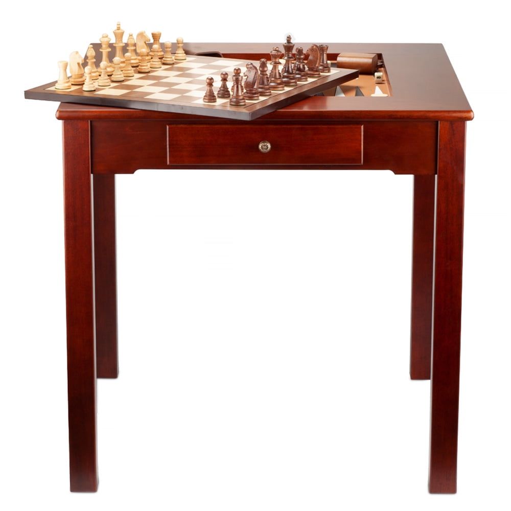 Deluxe Solid Wood 4-in-1 Game and Coffee Table