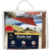 Coolaroo 10' Brown Polyethylene Triangle Shade Sail Canopy